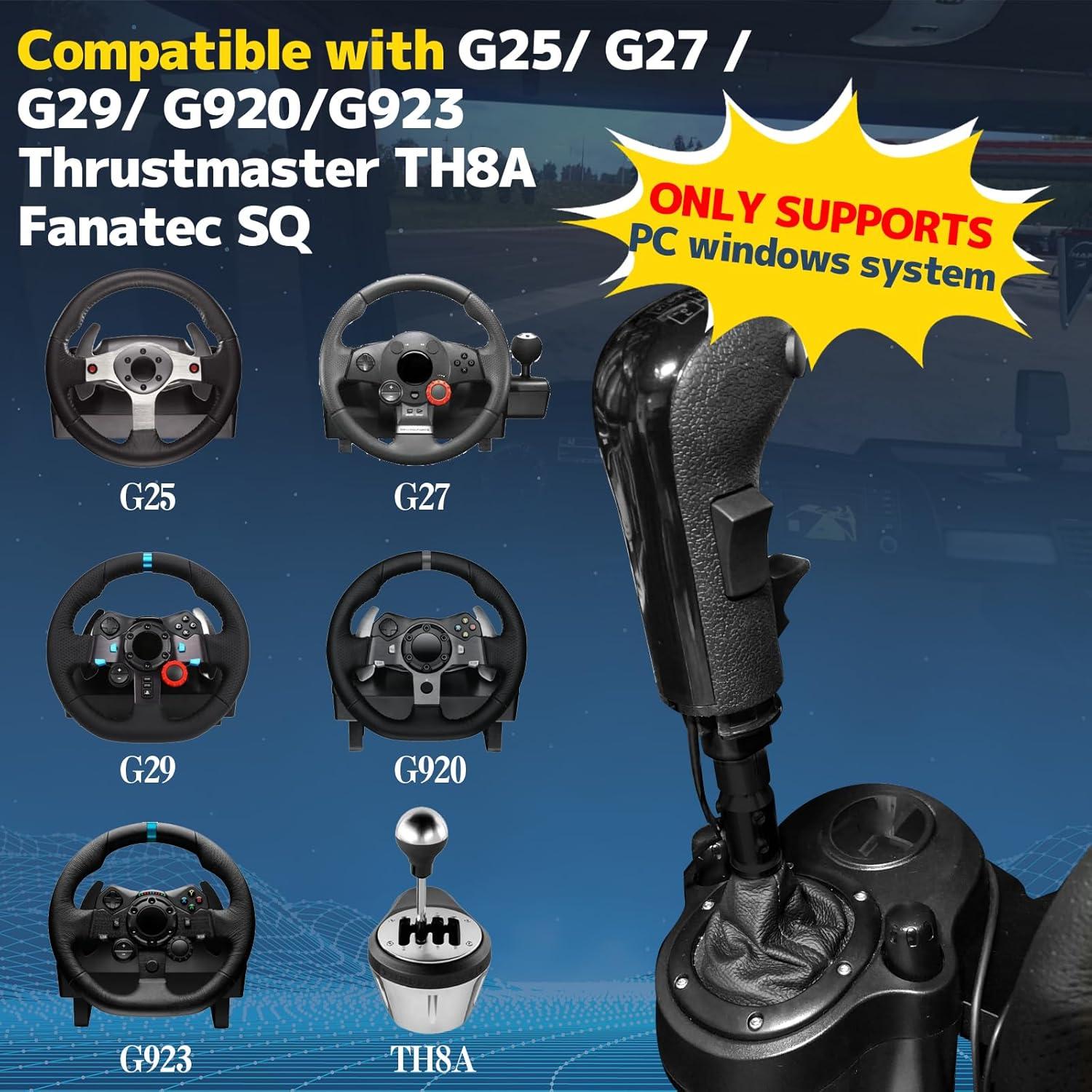 Cambiador USB Dexepe para Simulador de Camiones PC - Compatible G25 G27 G29 TH8A