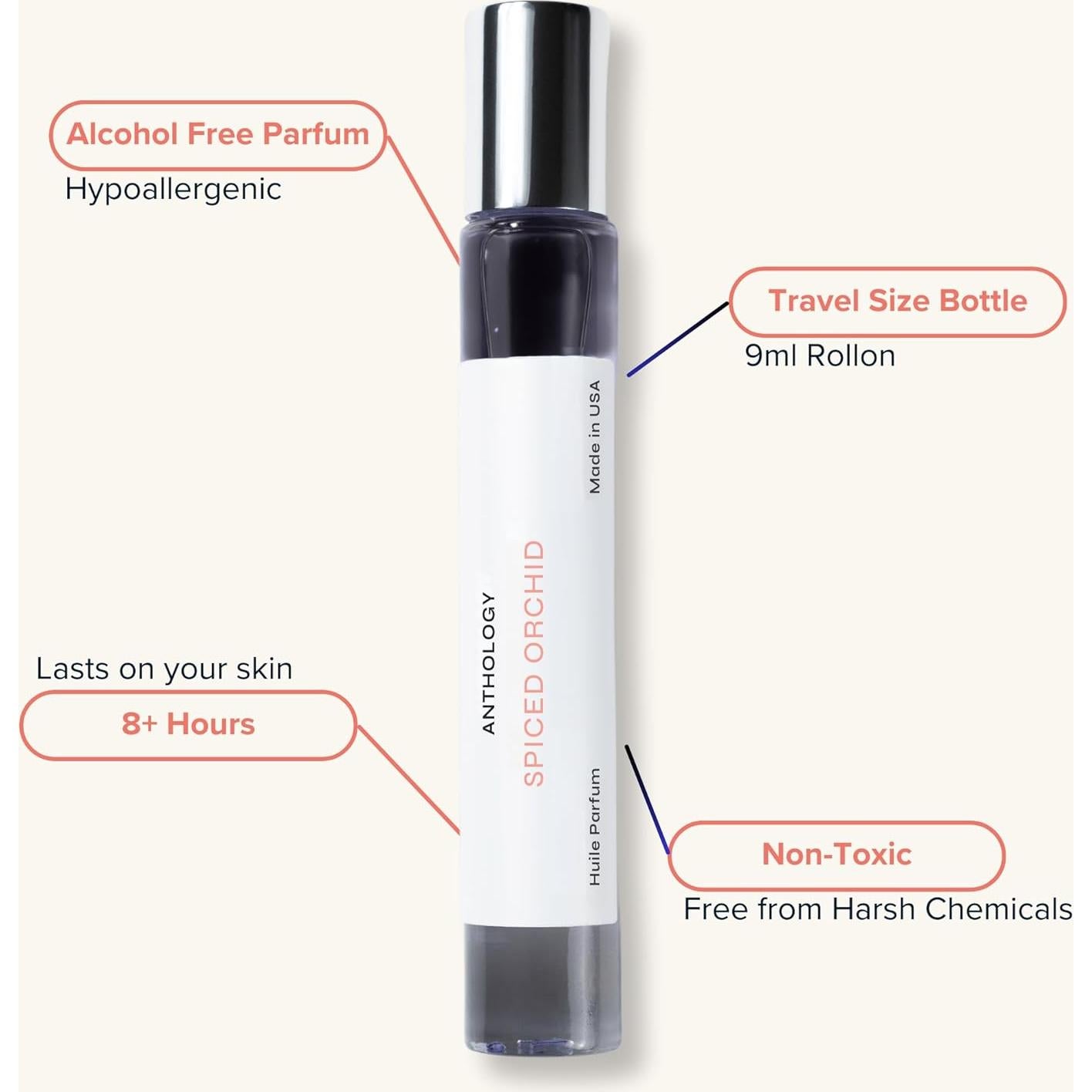 Aceite de Perfume Roll On Anthology Orquídea Especiada 9 ML