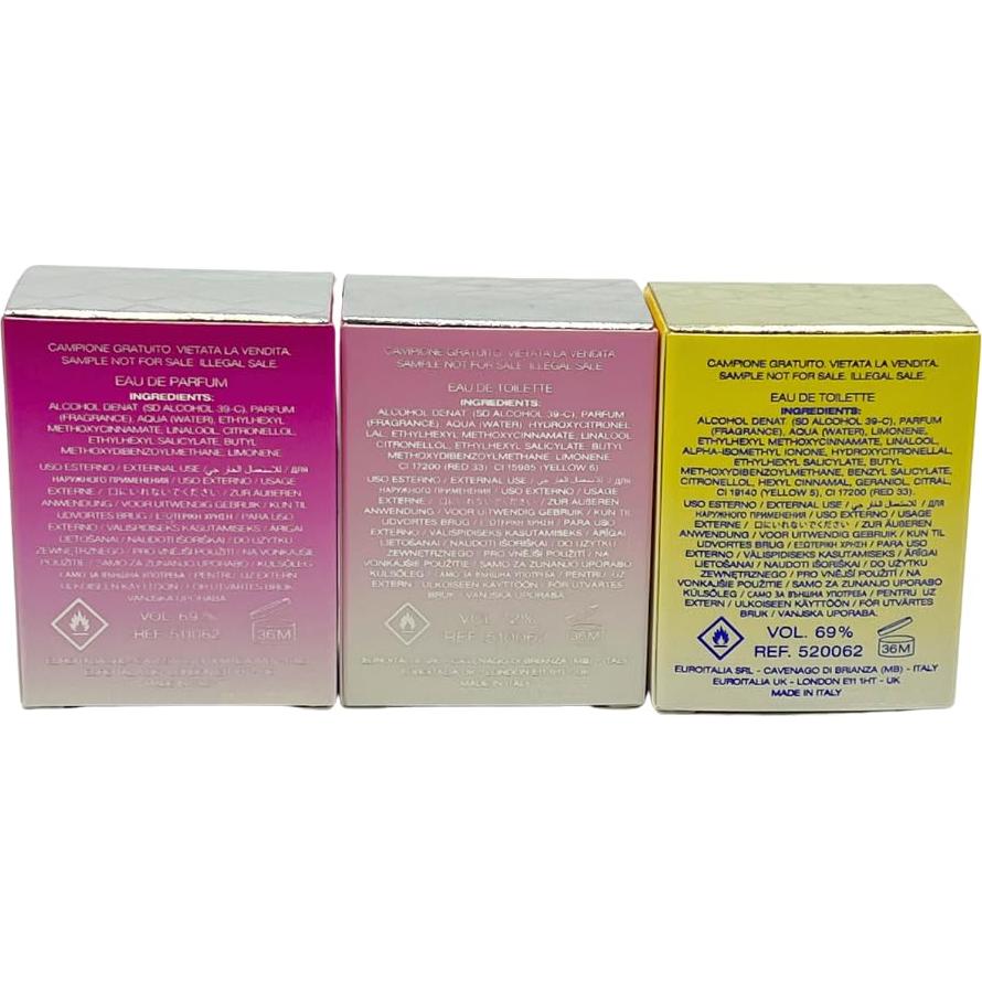 Set de Fragancias Miniaturas Versace 3 Piezas 5 ml Mujeres