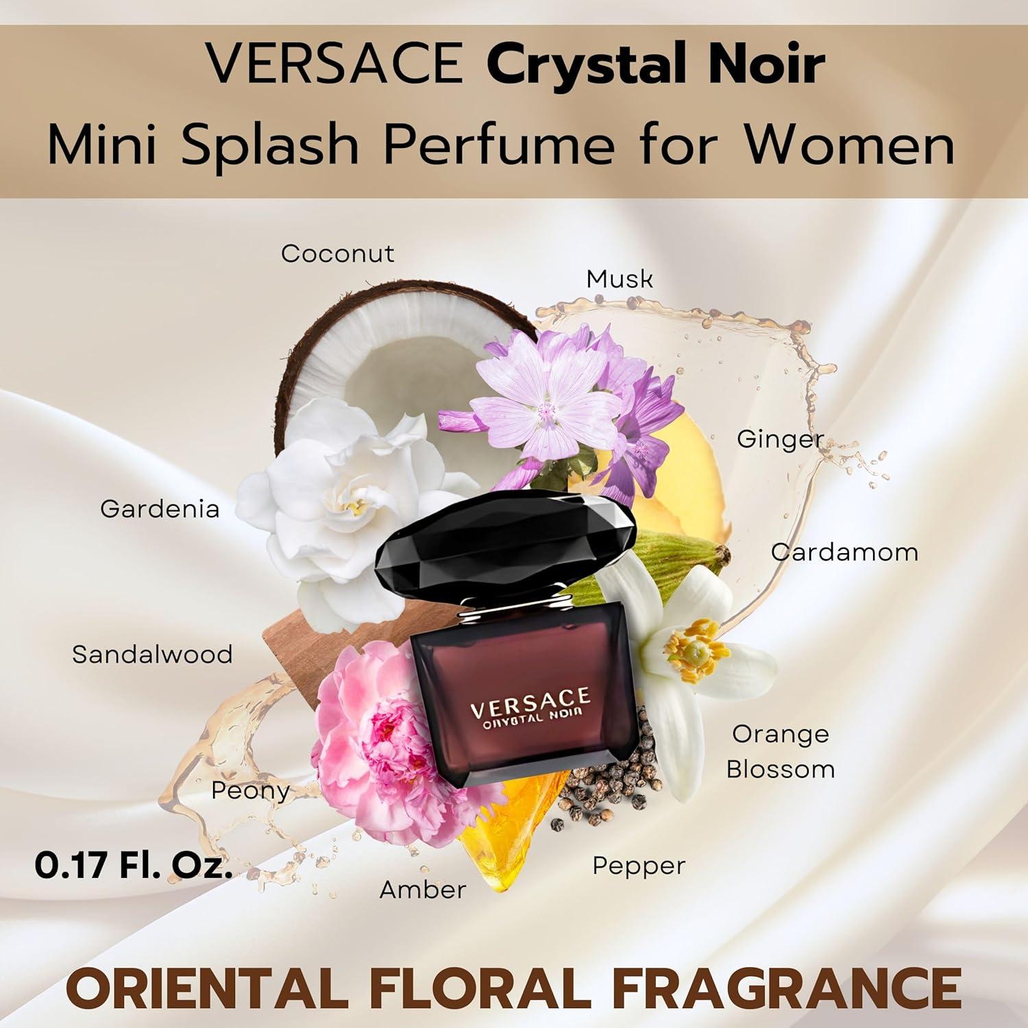 Set de Fragancias Versace 4 Piezas - Crystal Noir, Bright Crystal, Eros Pour Femme, Dylan Blue