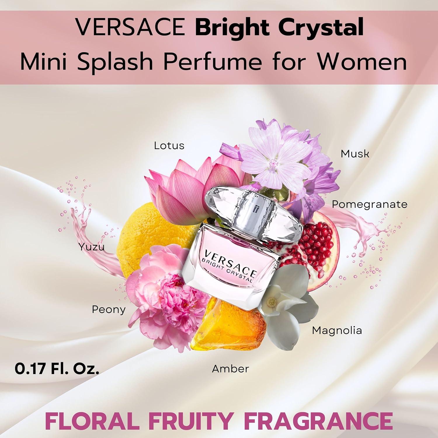 Set de Fragancias Versace 4 Piezas - Crystal Noir, Bright Crystal, Eros Pour Femme, Dylan Blue