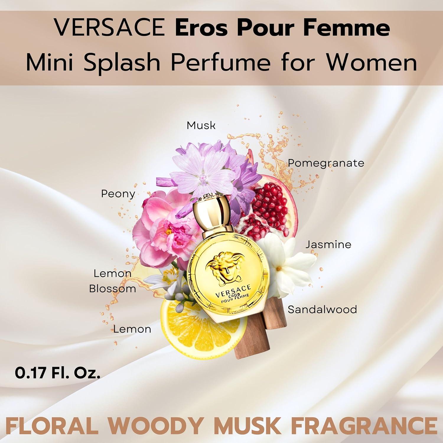 Set de Fragancias Versace 4 Piezas - Crystal Noir, Bright Crystal, Eros Pour Femme, Dylan Blue