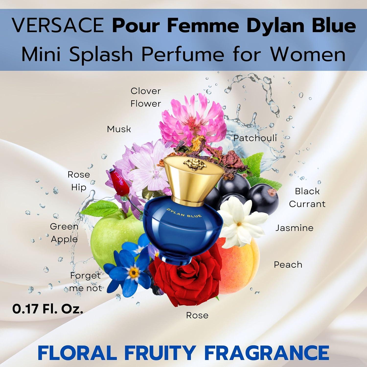 Set de Fragancias Versace 4 Piezas - Crystal Noir, Bright Crystal, Eros Pour Femme, Dylan Blue
