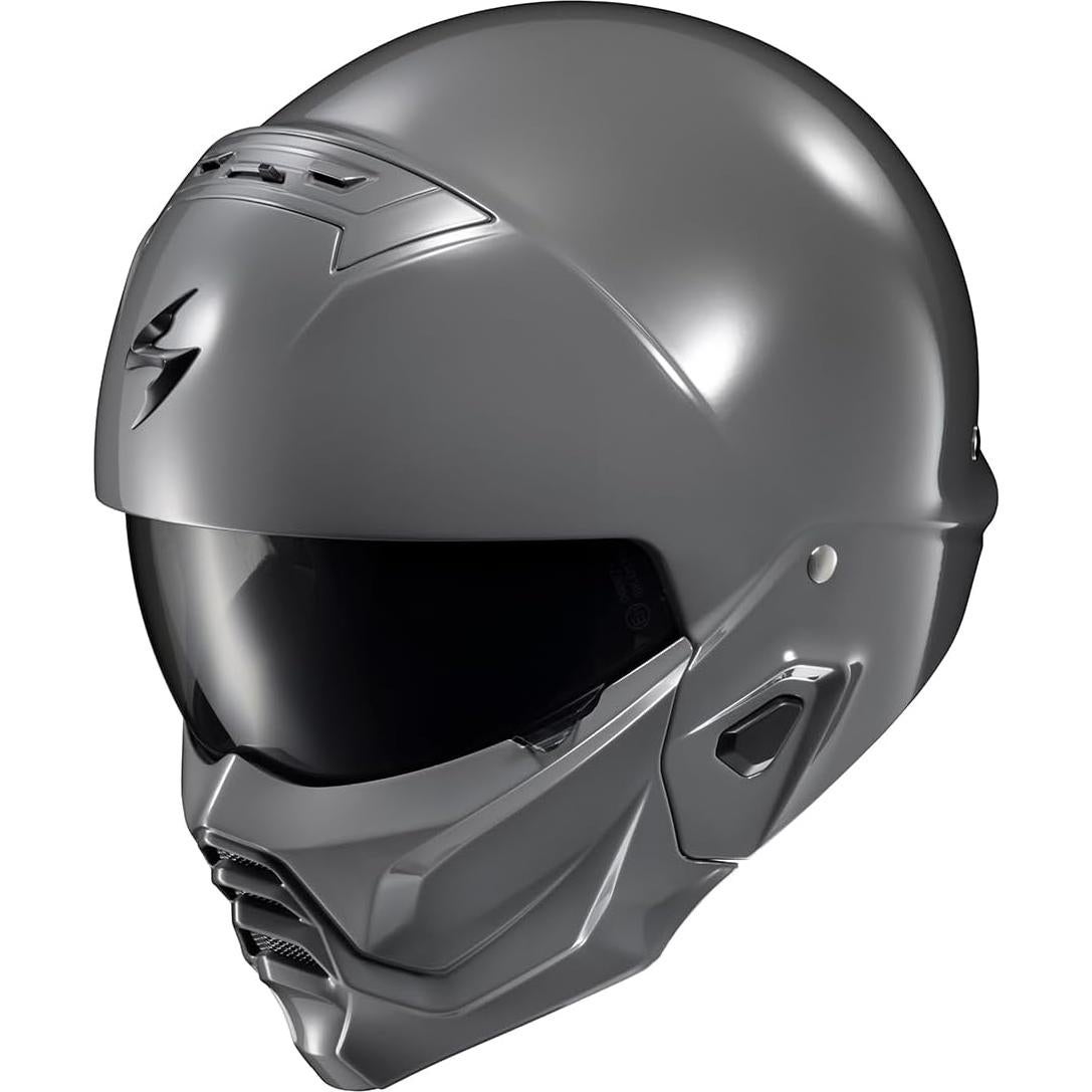 Casco Abierto ScorpionEXO Covert 2 Gris Cemento X-Pequeño