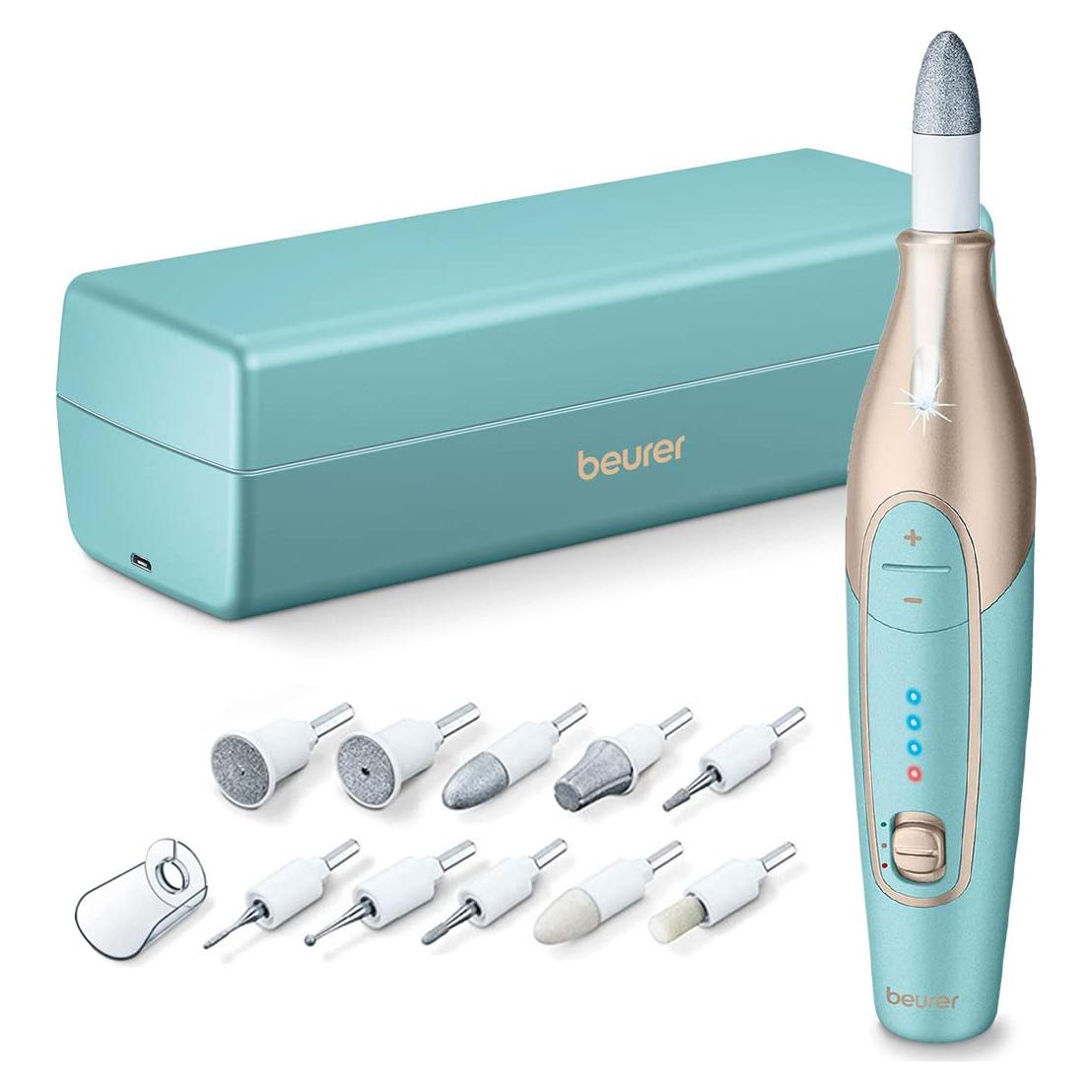 Beurer MP84 Taladro de Uñas Inalámbrico 14 Piezas