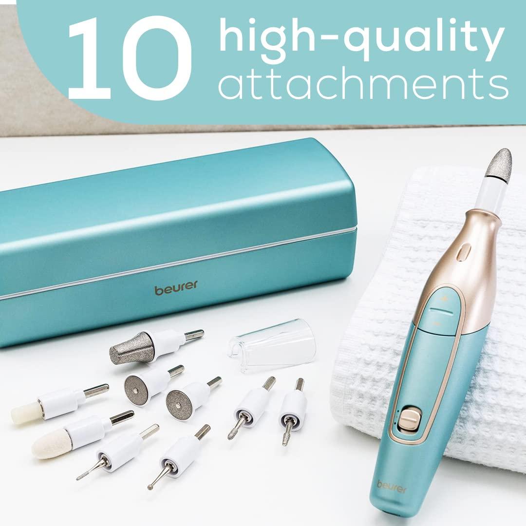 Beurer MP84 Taladro de Uñas Inalámbrico 14 Piezas