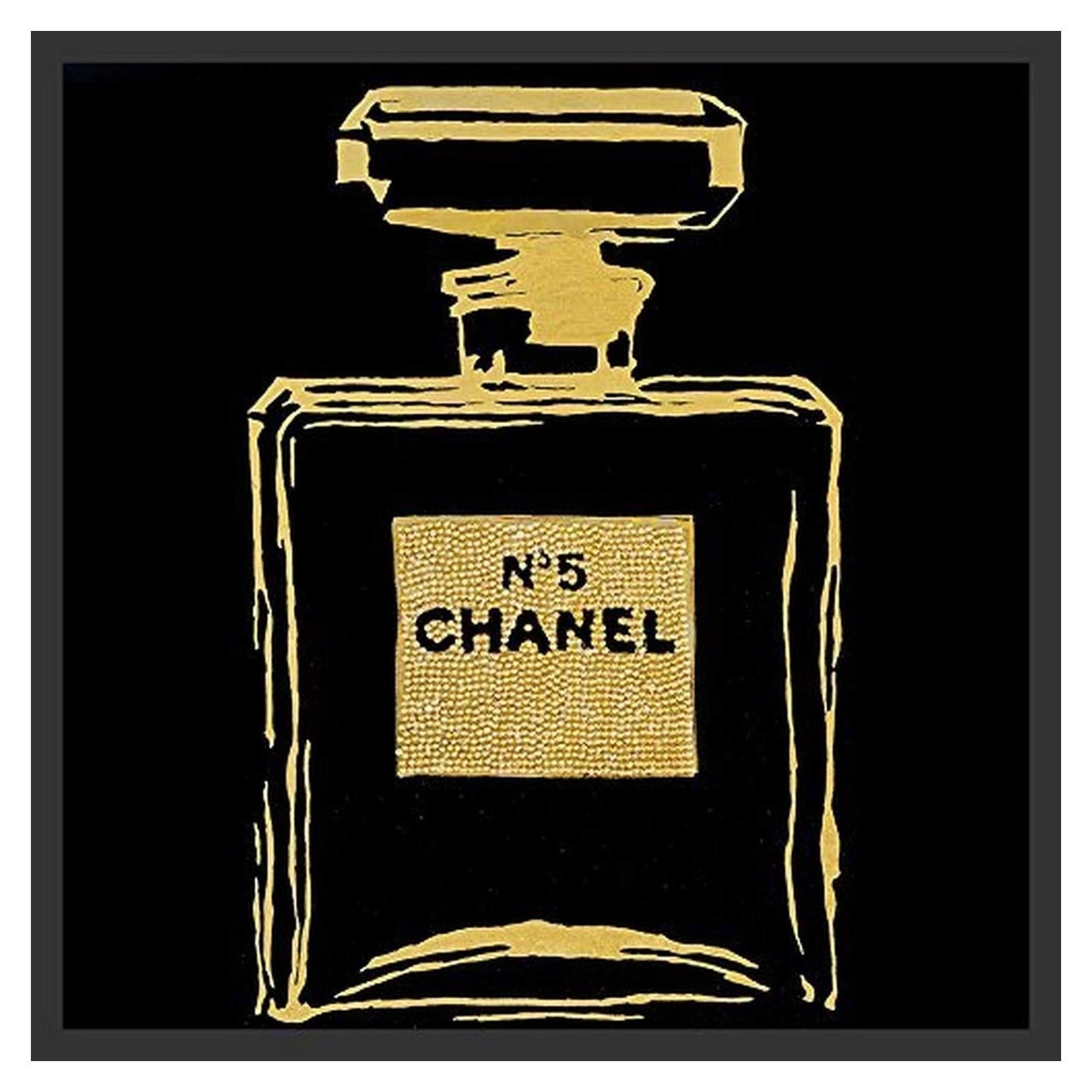 Obra Enmarcada Pop Art Chanel 30.48x30.48 cm Buyartforless