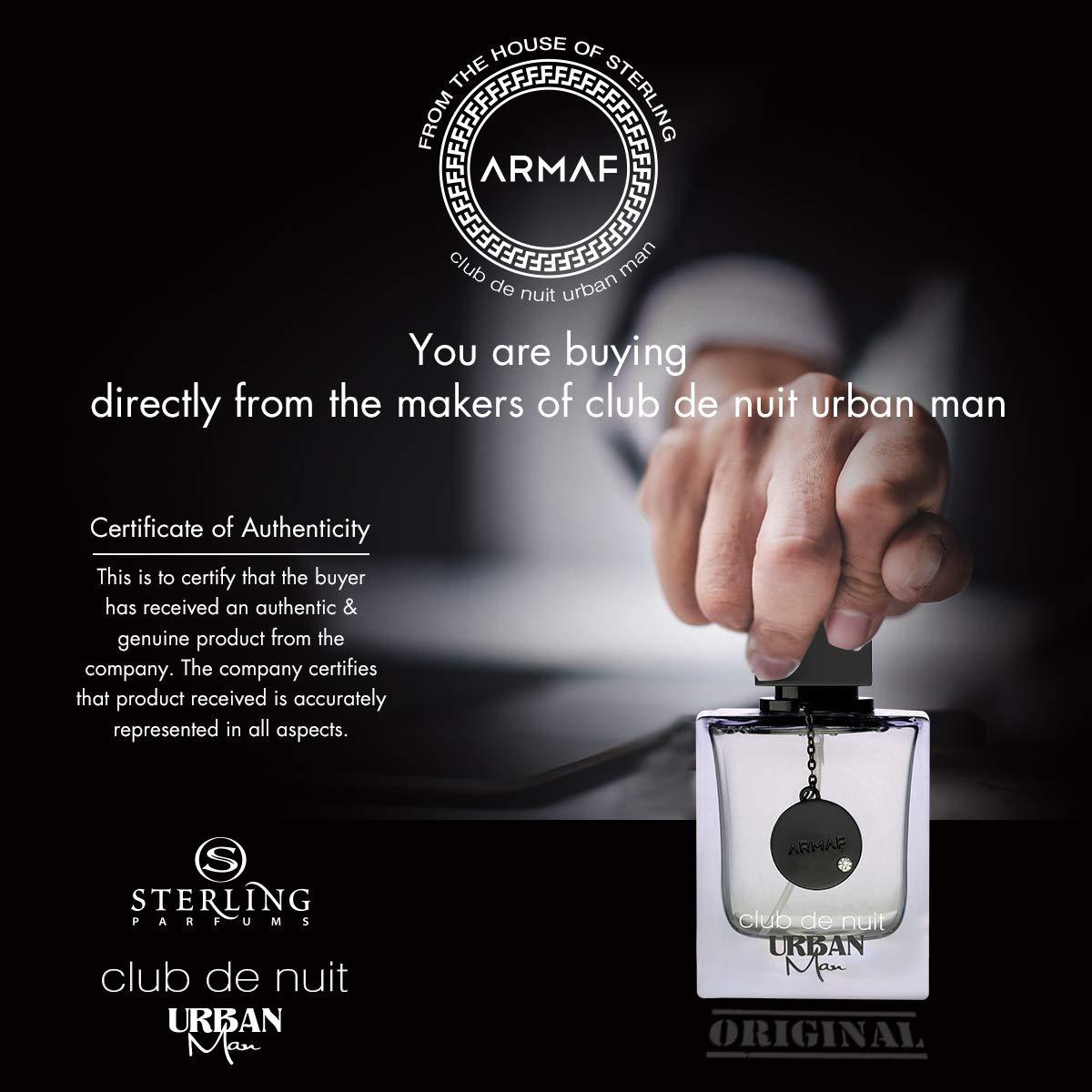 Armaf Club De Nuit Urban Man Eau de Parfum 102 ml Amaderado