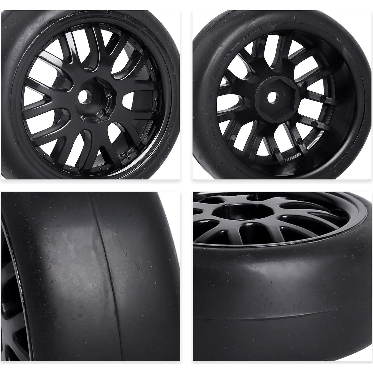 Ruedas y Llantas Hexagonales 12mm CrazyHobby 1/10 Juego de 4