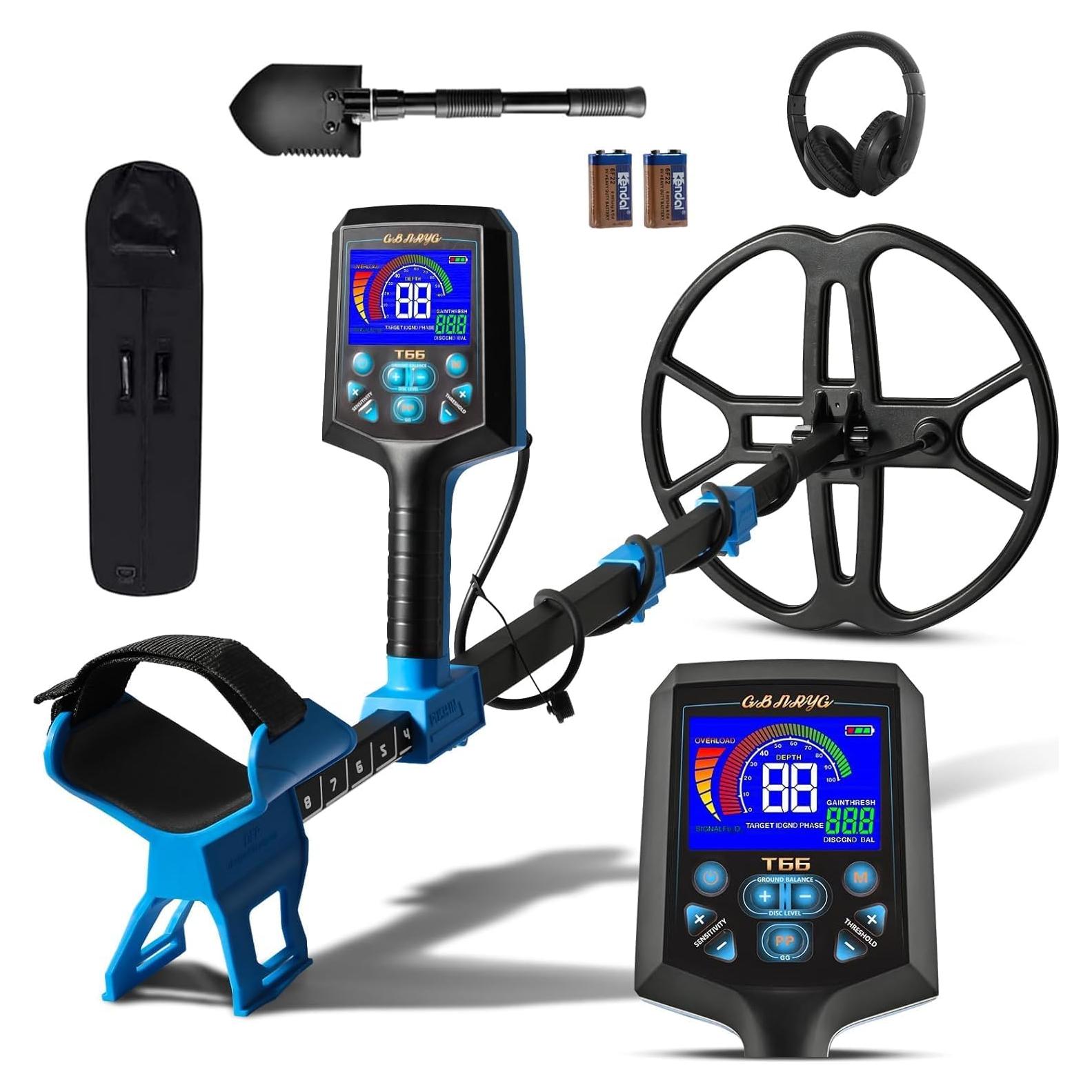 Detector de Metales Gbnryg T66 Profesional IP68 33 cm