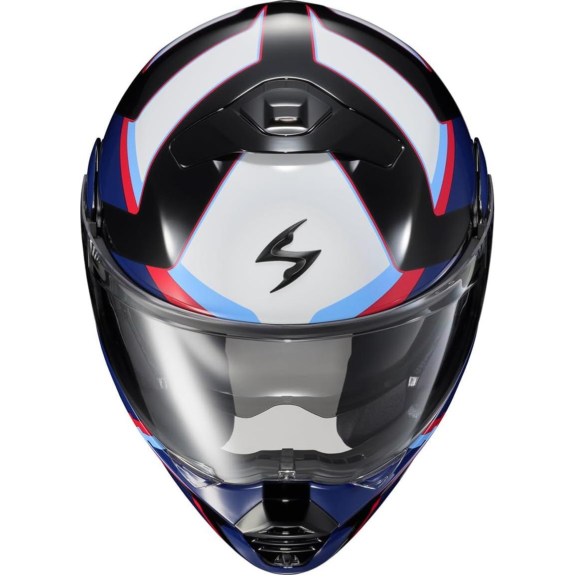 Casco Modular ScorpionEXO GT930 Azul/Rojo Pequeño Bluetooth