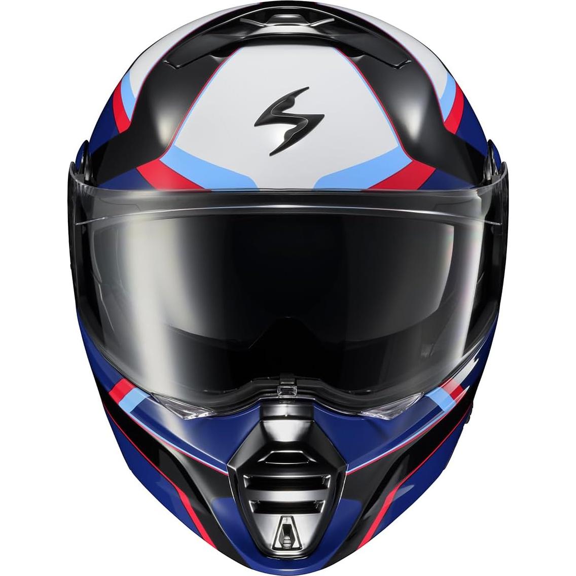 Casco Modular ScorpionEXO GT930 Azul/Rojo Pequeño Bluetooth