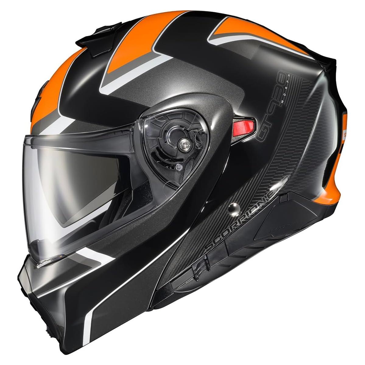 Casco Modular ScorpionEXO GT930 Naranja 3X-Large Bluetooth