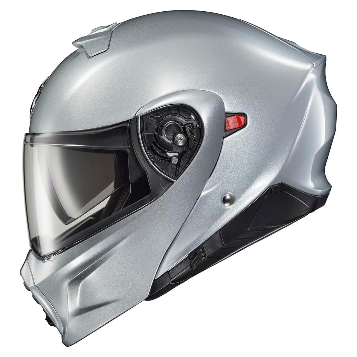 Casco Modular ScorpionEXO GT930 Plata Mediano Bluetooth