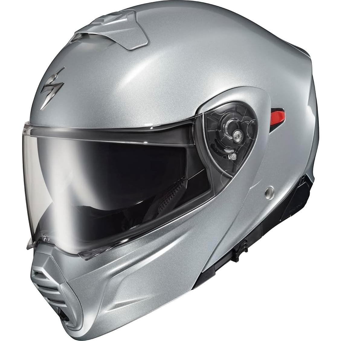 Casco Modular ScorpionEXO GT930 Plata Mediano Bluetooth