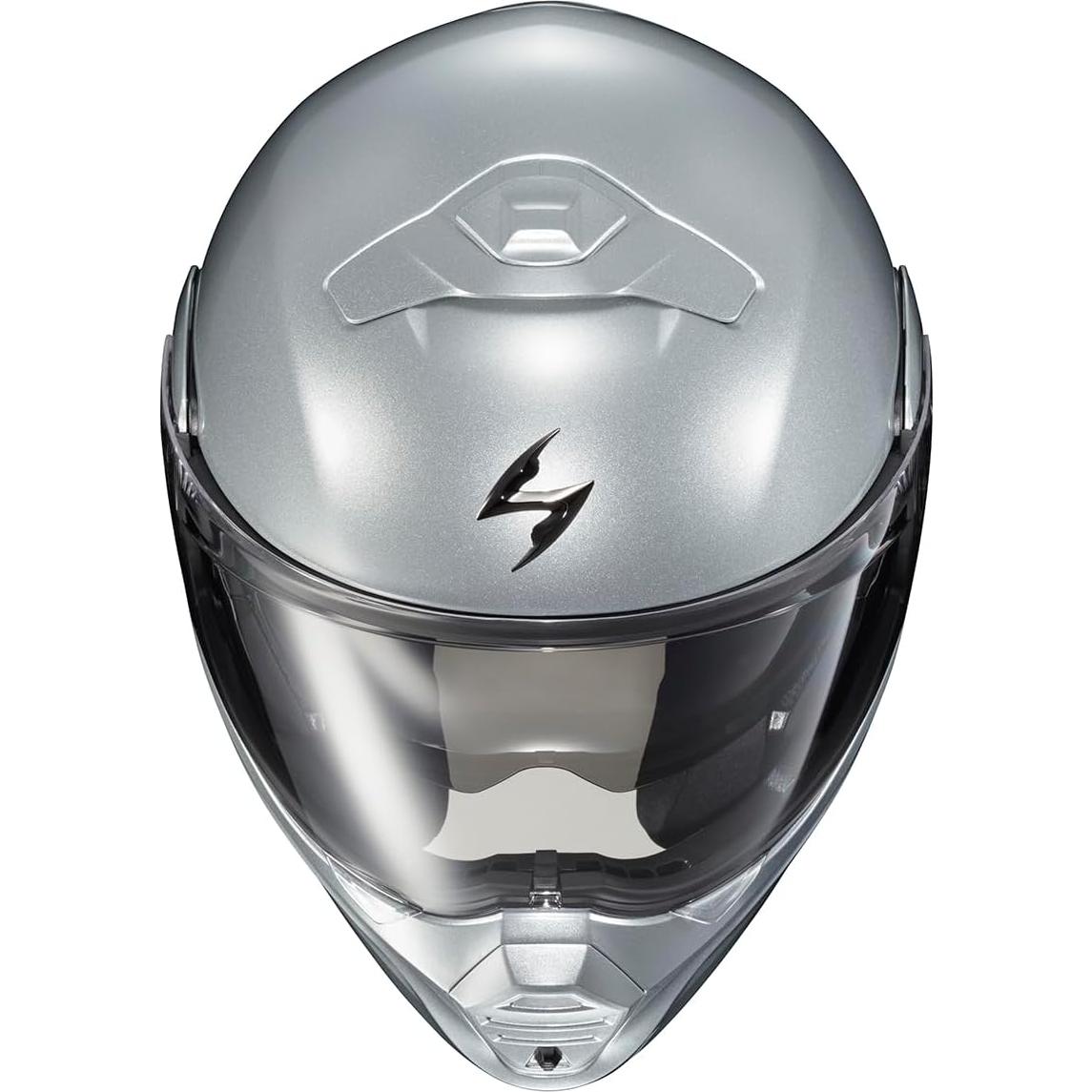 Casco Modular ScorpionEXO GT930 Plata Mediano Bluetooth