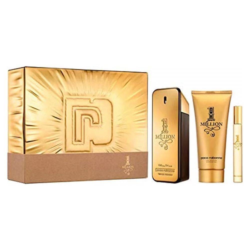 Set de Regalo Paco Rabanne 1 Million 3 Piezas 96.39 ml