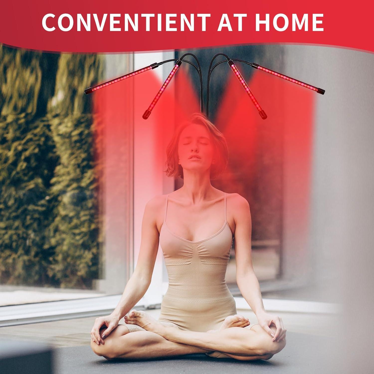 Lámpara de Terapia de Luz Roja y Infrarroja Haobei 660nm 850nm