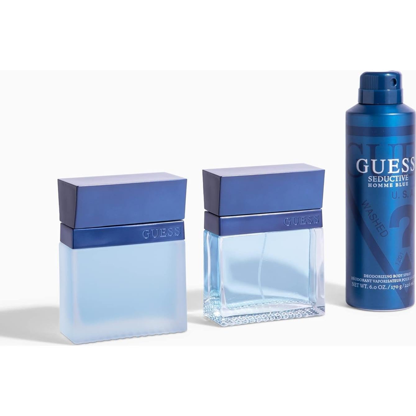 Spray Corporal Guess Seductive Homme Blue 170g - Fragancia Oriental Amaderado