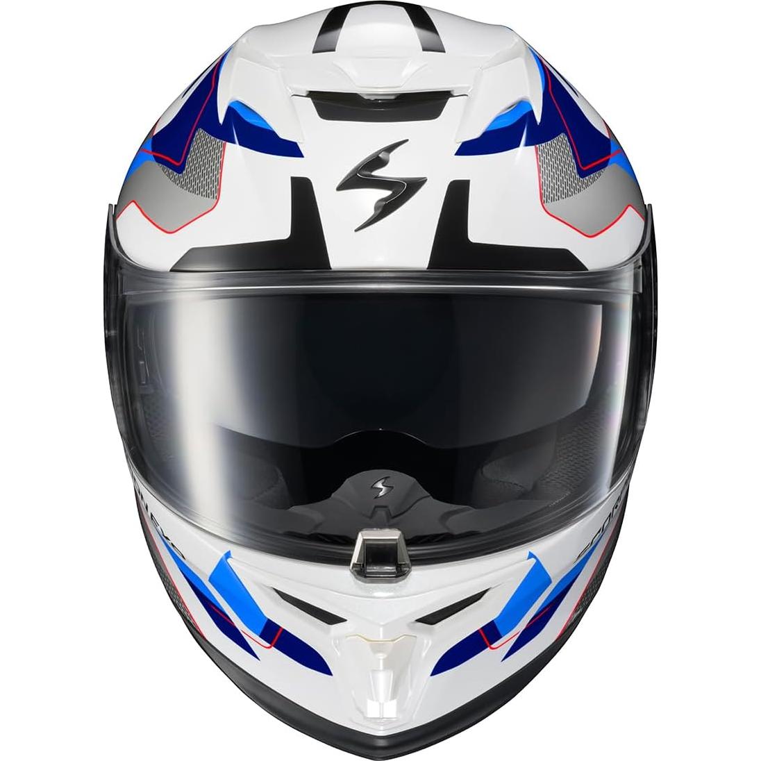 Casco Integral ScorpionEXO T520 Zuse Blanco/Azul 2.18kg