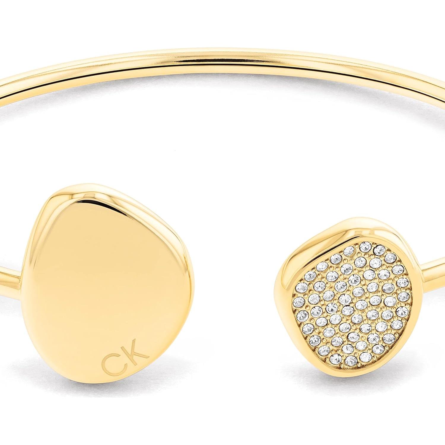 Pulsera de Acero de Memoria Calvin Klein Oro Amarillo 50-60mm