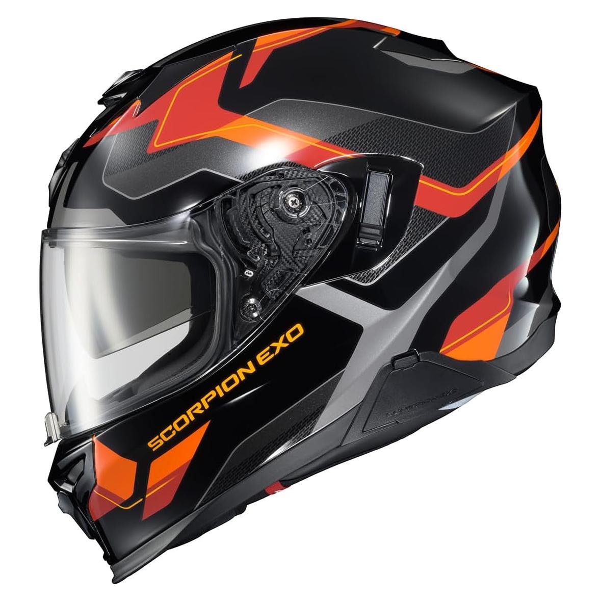Casco Integral ScorpionEXO EXO-T520 Naranja Pequeño Bluetooth