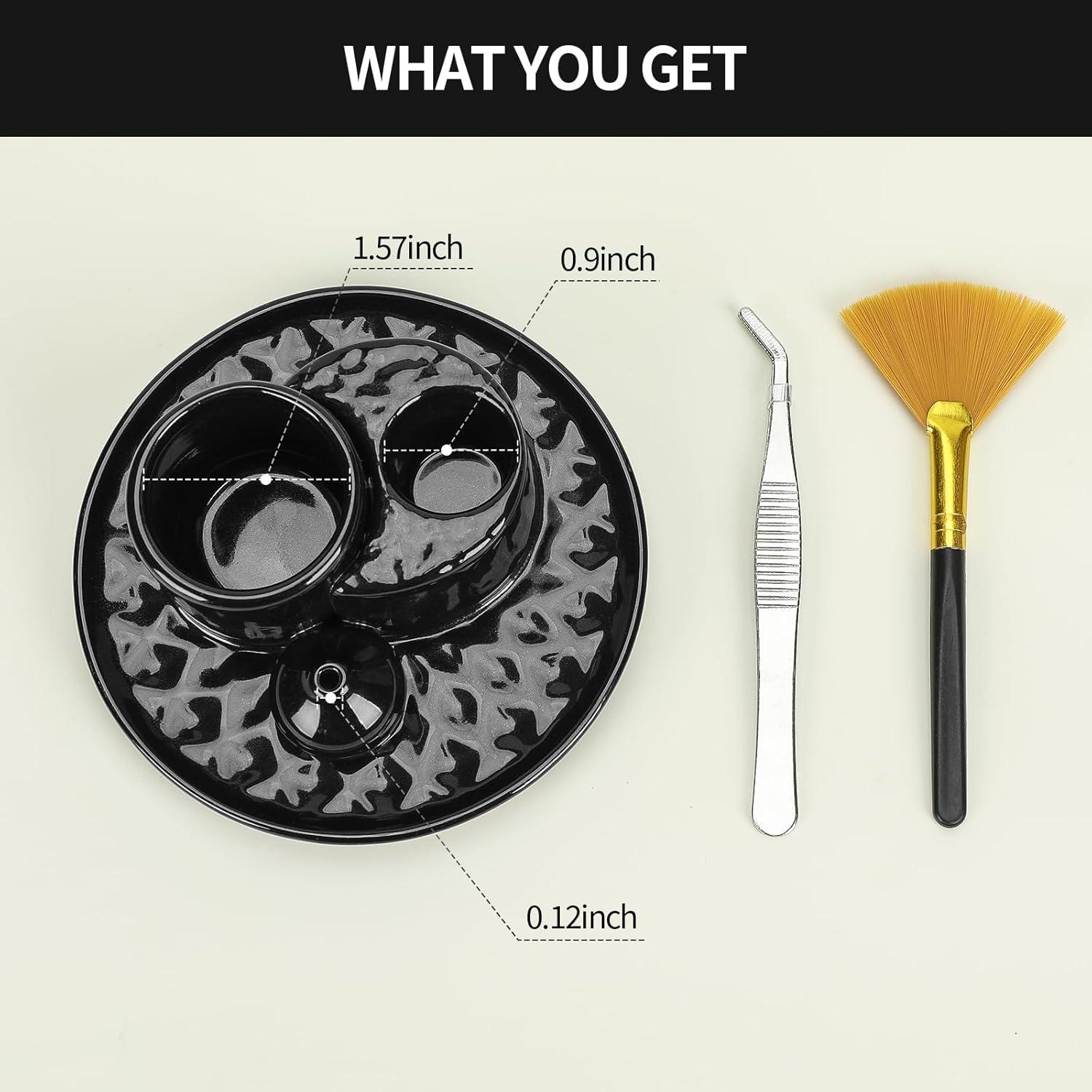 Soporte de Cerámica para Palo Santo y Salvia ToolSentryX Negro