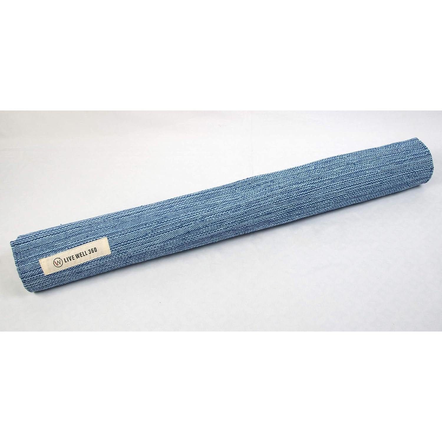 Alfombrilla de Yoga Orgánica Live Well 360 - 198x68.6cm Azul