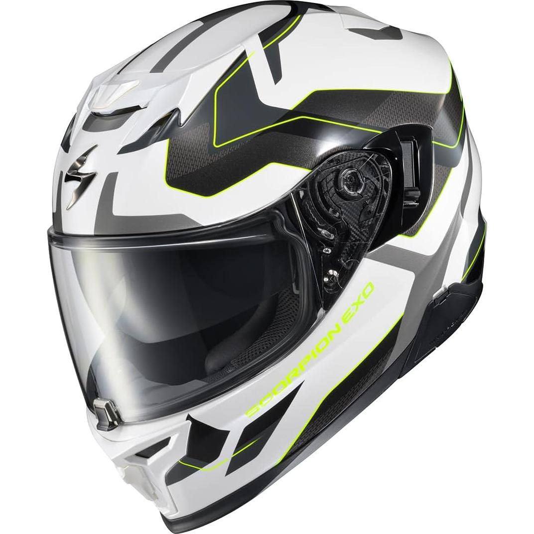 Casco Integral ScorpionEXO EXO-T520 Mediano Blanco/Hi-Viz