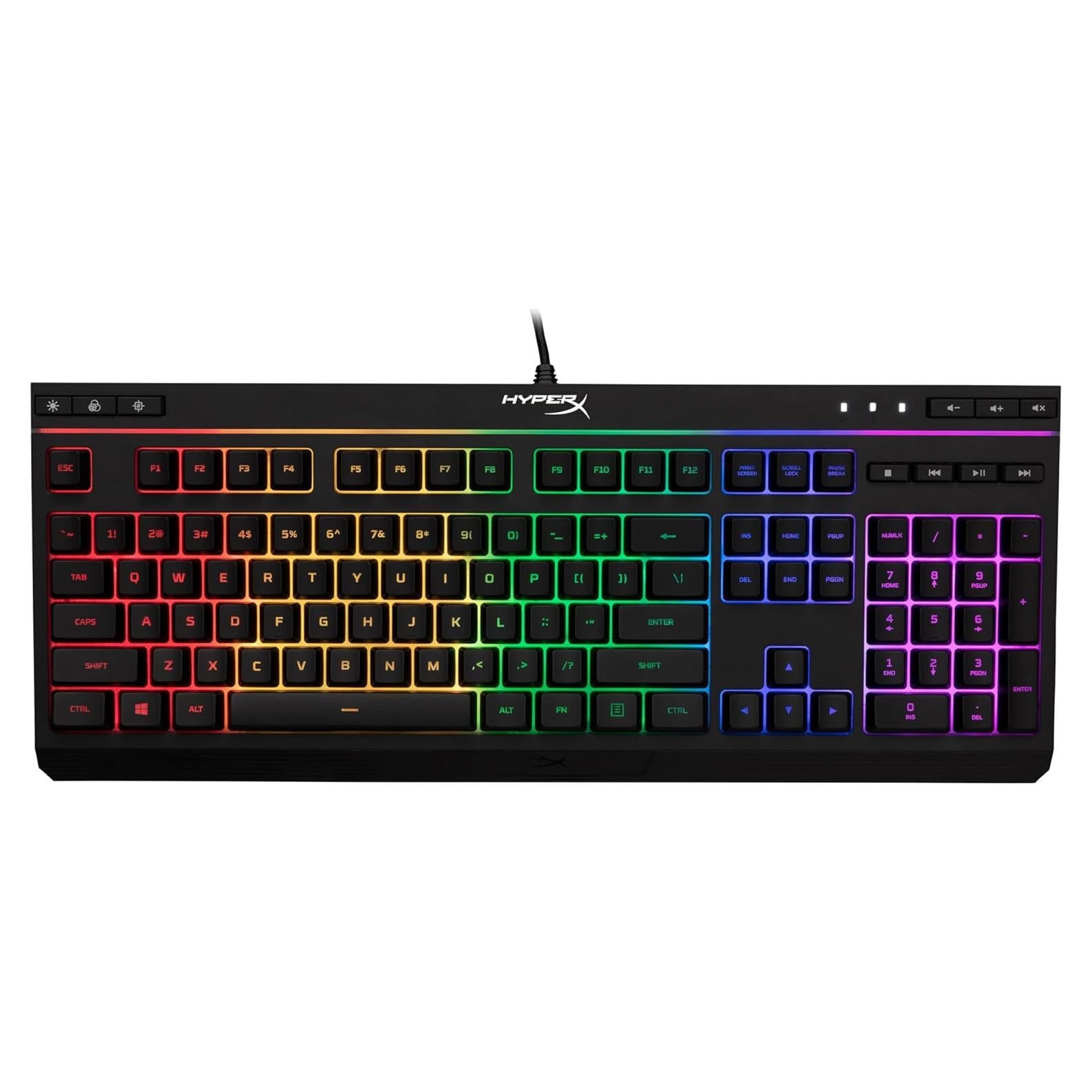 Teclado Gaming HyperX Alloy Core RGB - Silencioso y Resistente