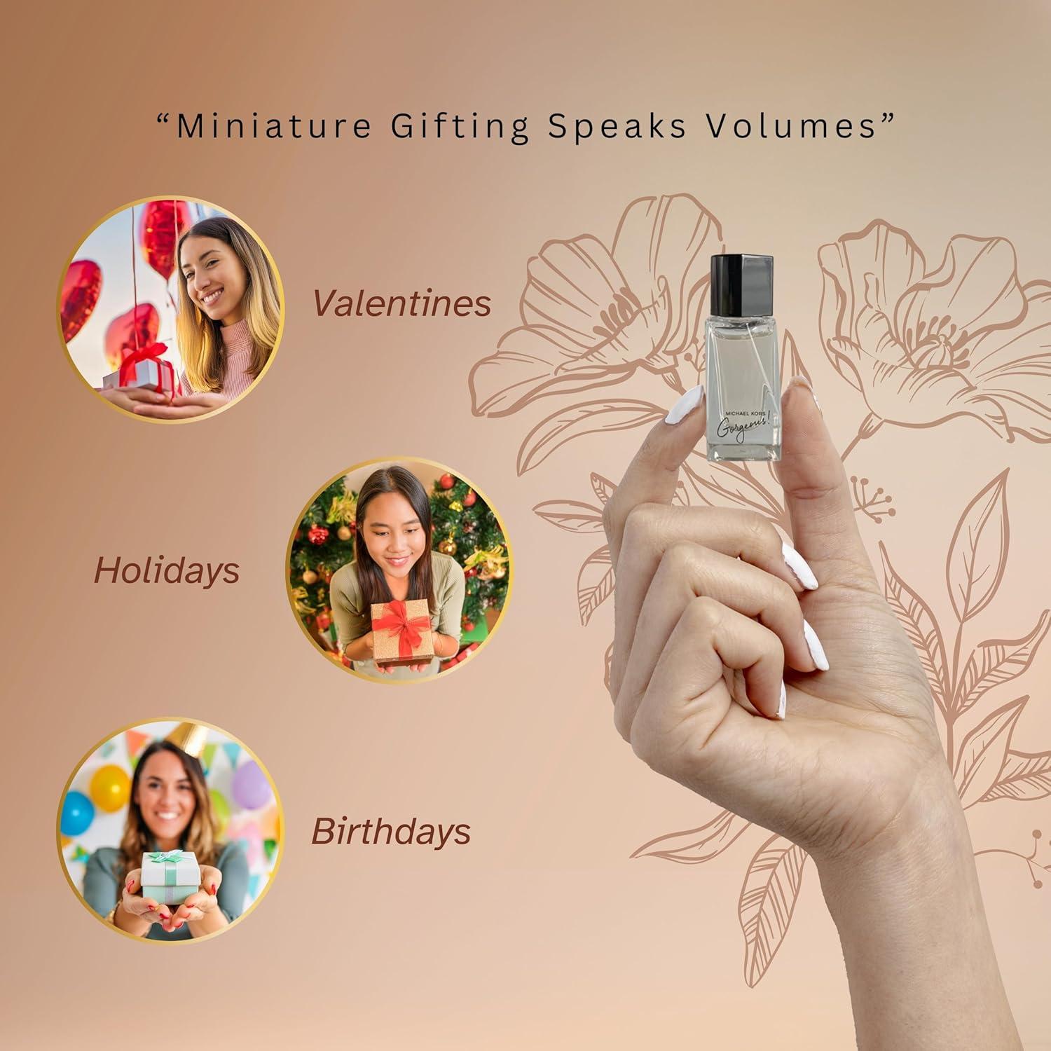 Gorgeous Perfume for Women Mini Splash EDP 0.17 Fl Oz…