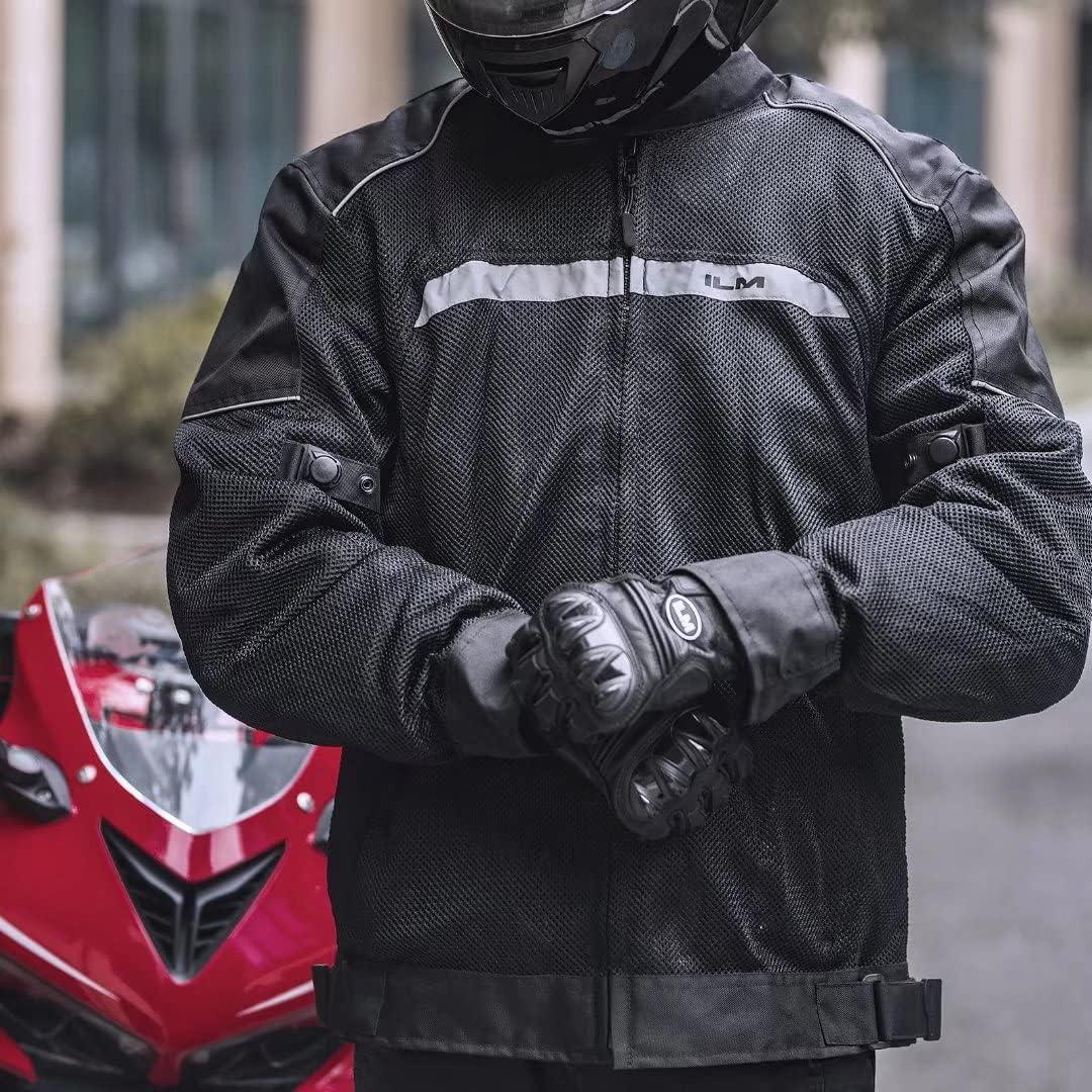 Chaqueta de Motocicleta ILM B01 Textil Malla Impermeable XL