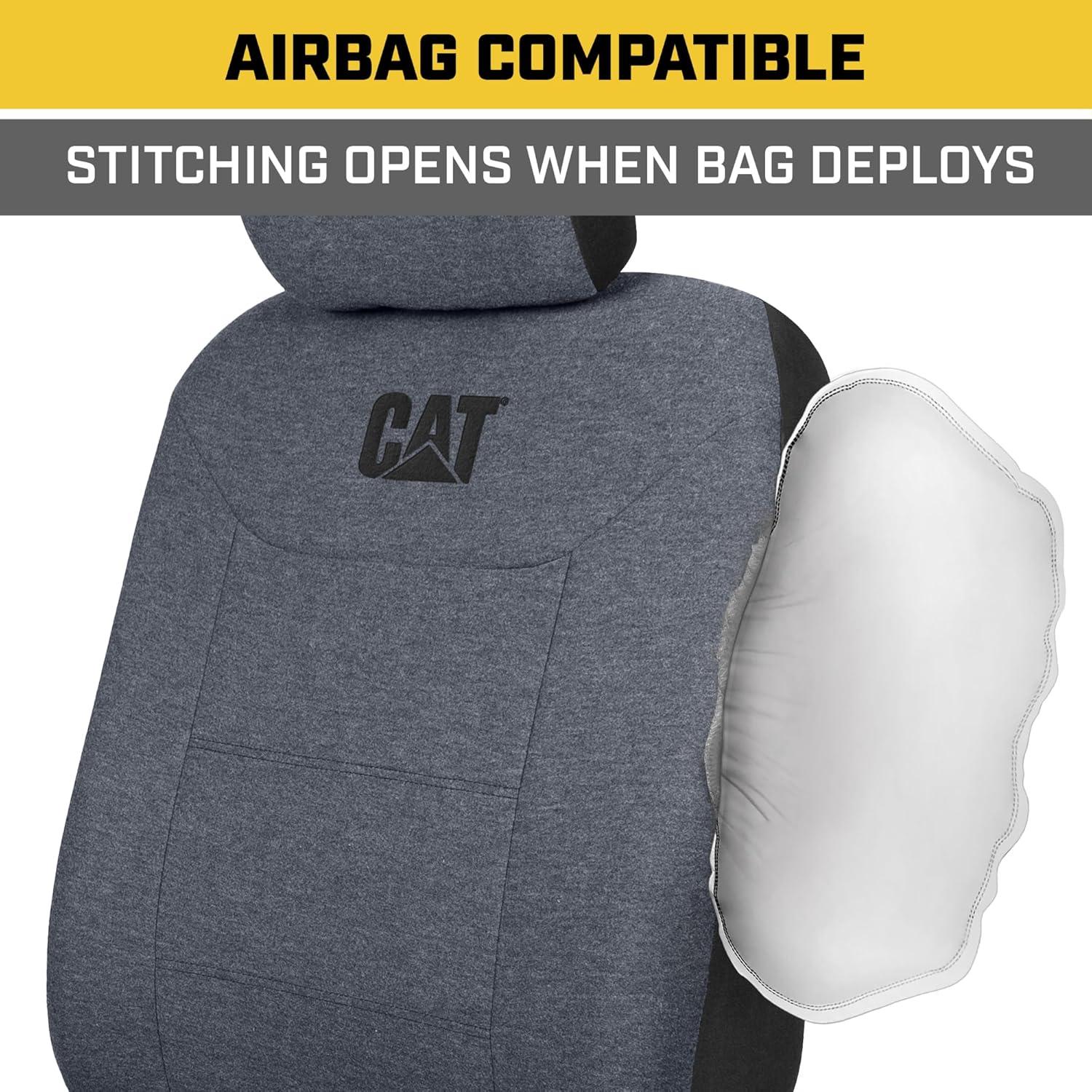 Cubiertas de Asiento CAT CozyBlend Azul Jersey Universal