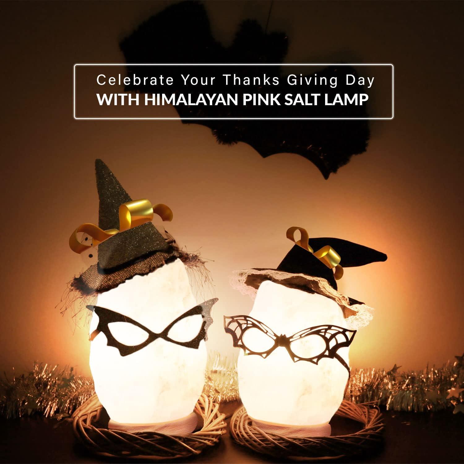 Lámpara de Sal Blanca Himalayan Glow 2.3 kg, Luz Nocturna