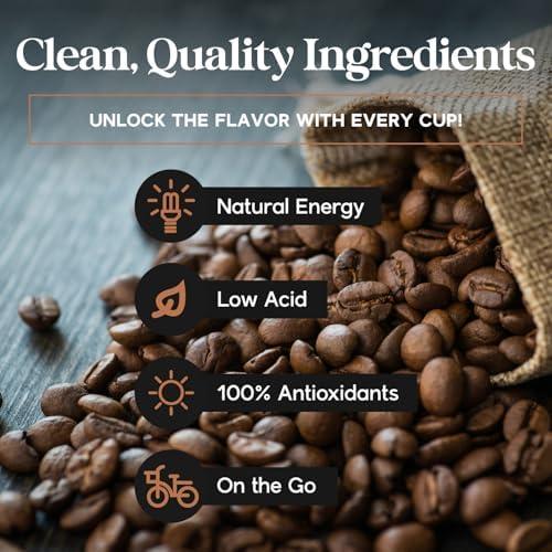 Café Instantáneo Orgánico Dolce Superfoods 396g - Sabor Intenso