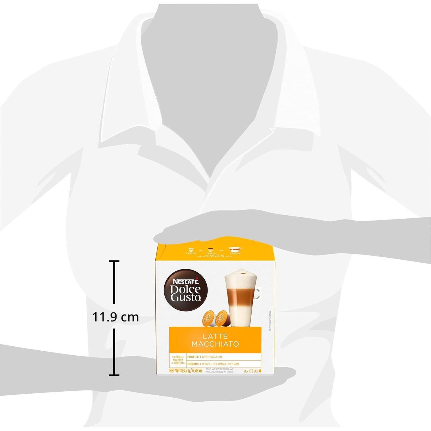 Cápsulas de Café Nescafé Dolce Gusto Latte Macchiato 16 Unidades