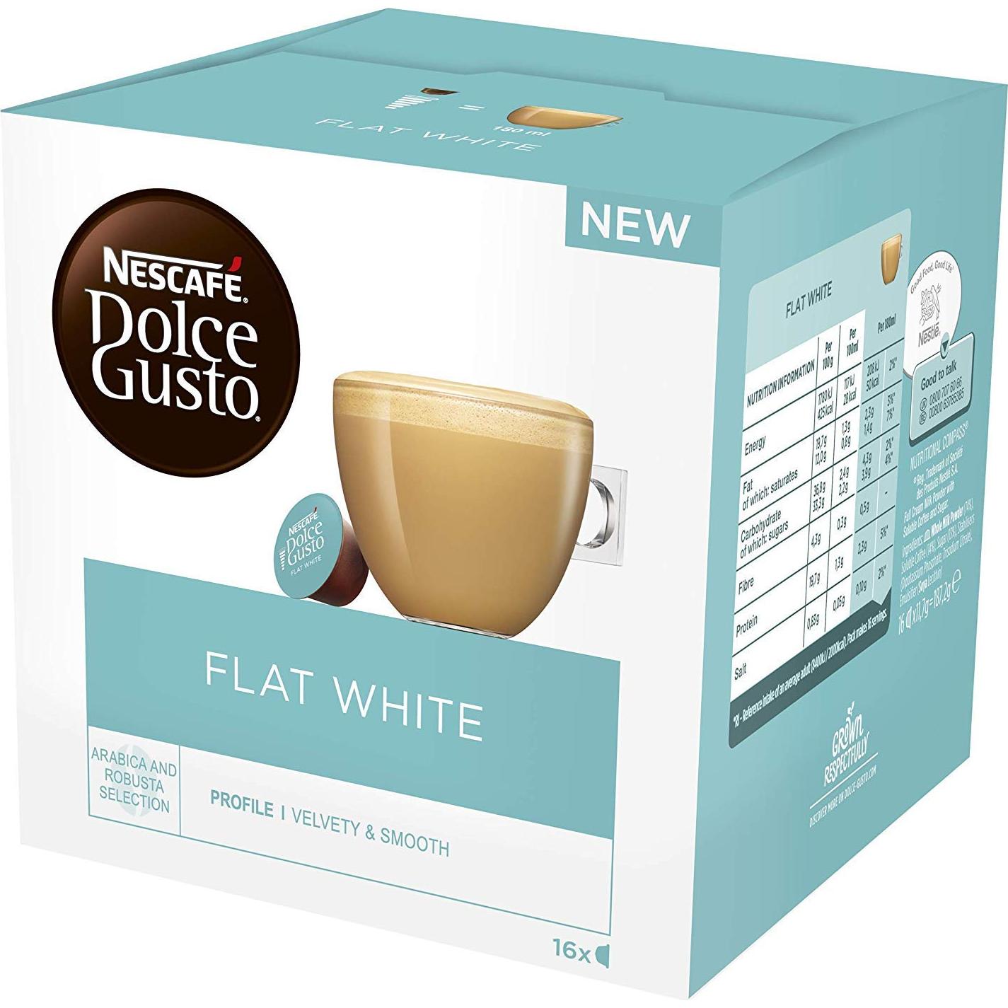 Cápsulas de café NESCAFÉ Dolce Gusto Flat White - 48 Porciones