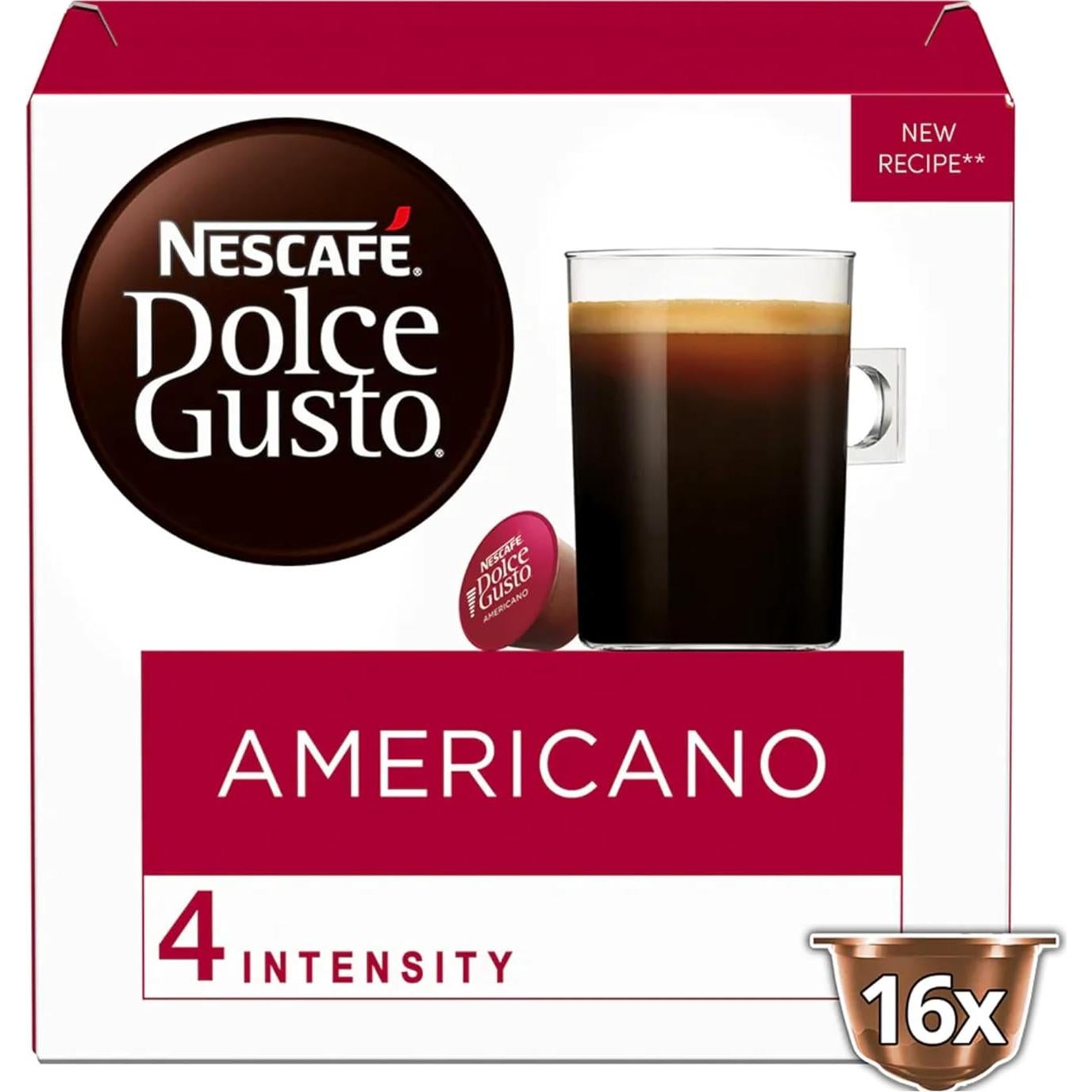 Cápsulas de Café Nescafé Dolce Gusto Americano 36 Unidades