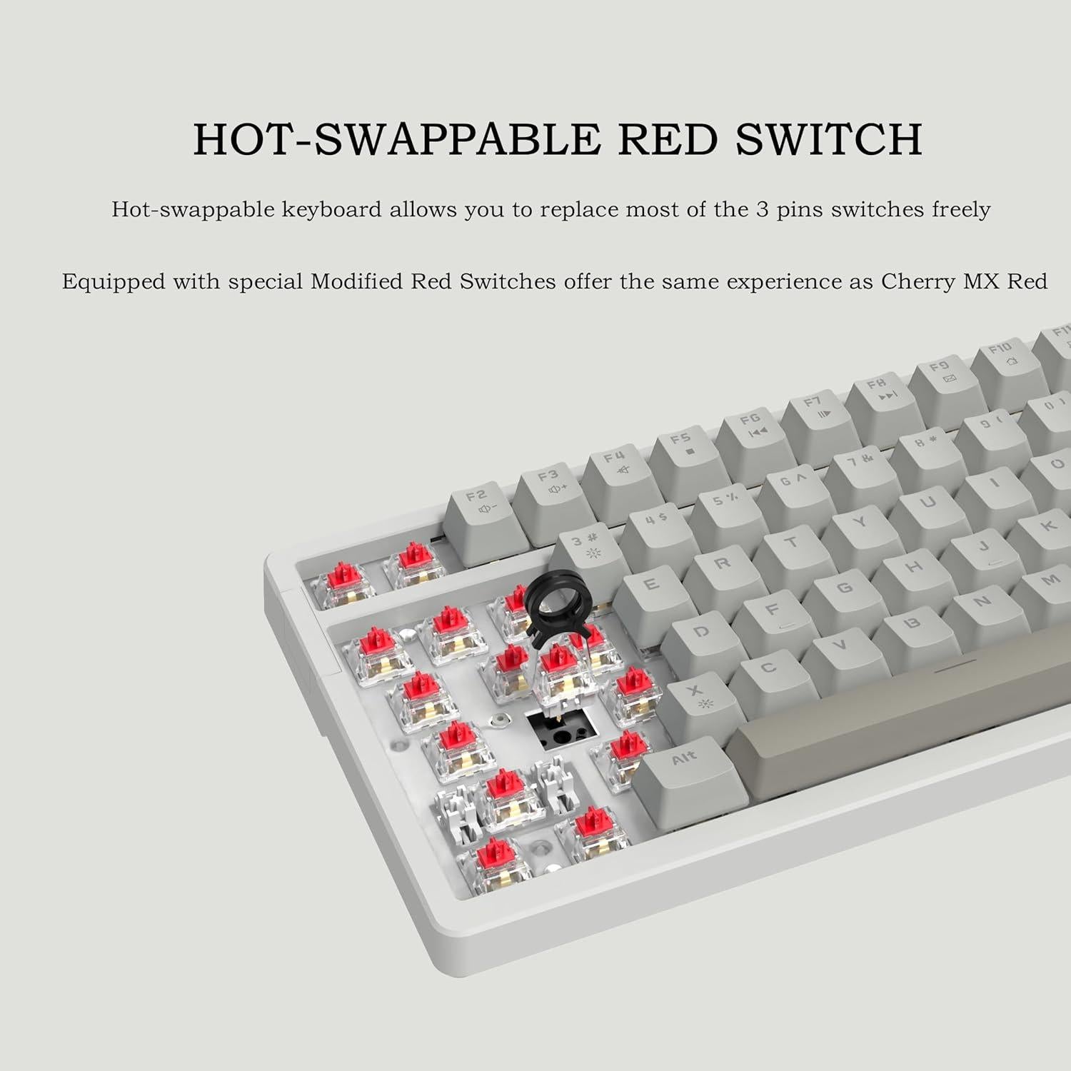 Teclado Mecánico Ajazz AK992 Retroiluminado USB 98 Teclas