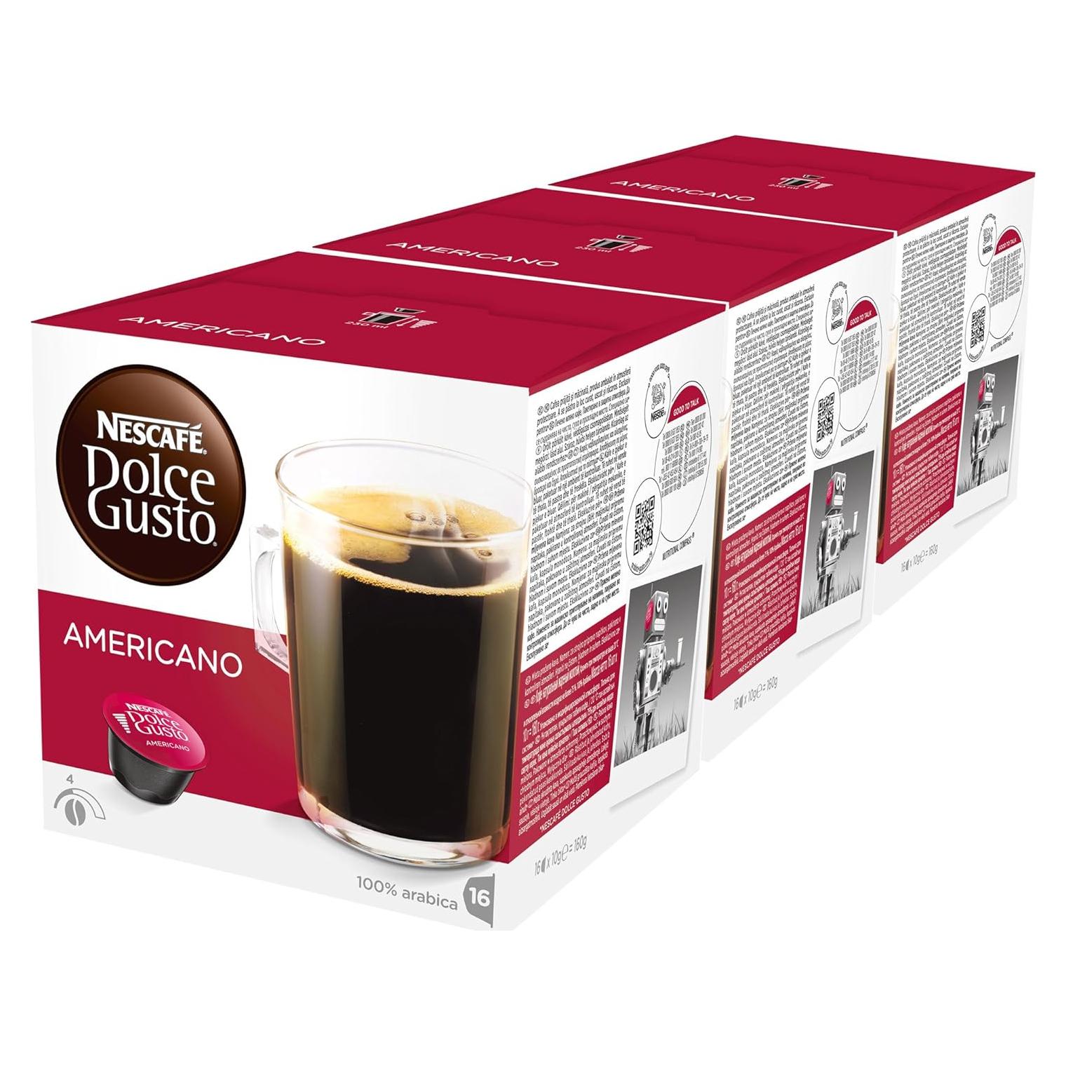 Café Nescafé Dolce Gusto Caffè Americano 48 Cápsulas