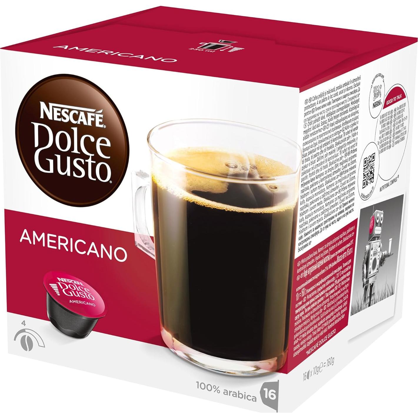 Café Nescafé Dolce Gusto Caffè Americano 48 Cápsulas
