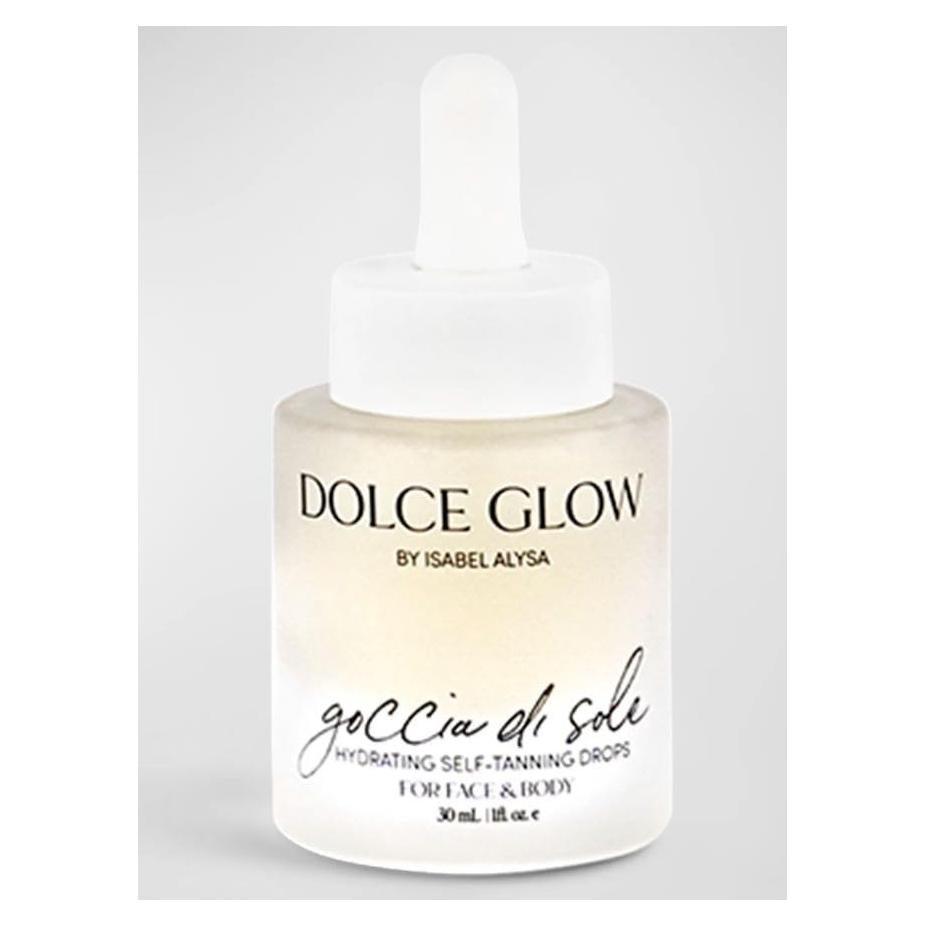 DOLCE GLOW Goccia De Sole Hydrating Tanning Drops Face And Body, 1 oz.