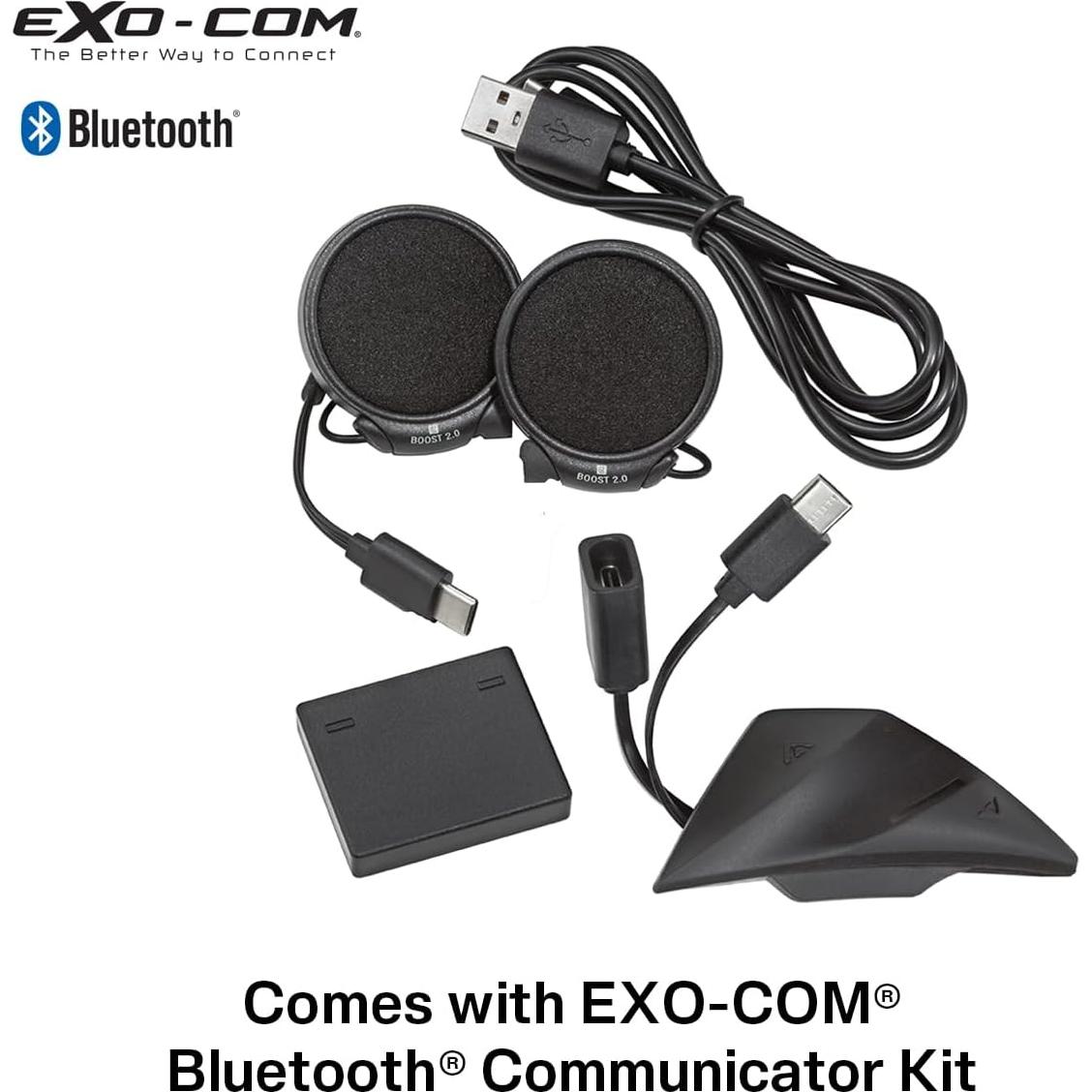 Casco Modular ScorpionEXO AT960 Bluetooth Unisex Negro XX-Large