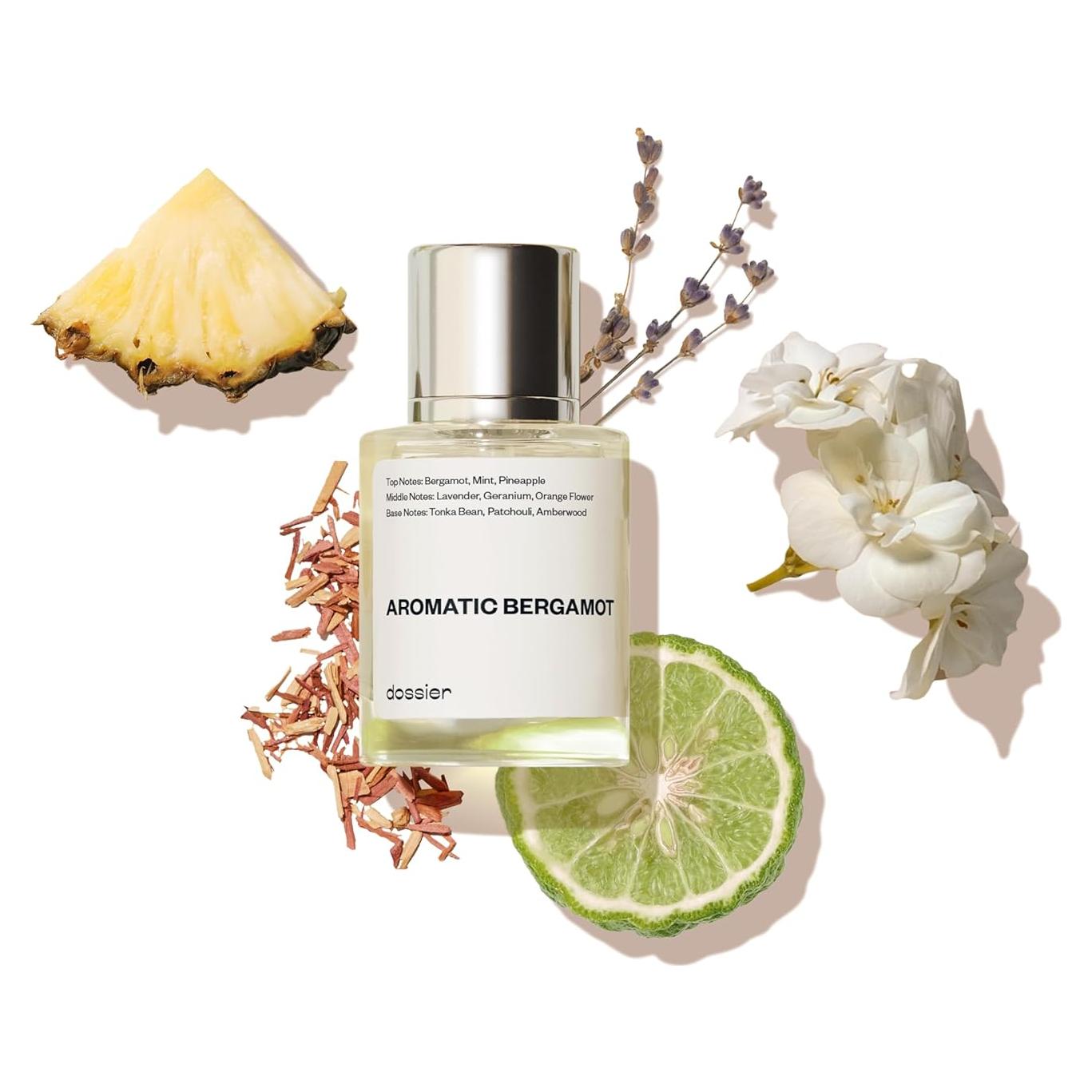 Perfume Dossier Bergamota Aromática 50ml - Vegano y Libre de Parabenos