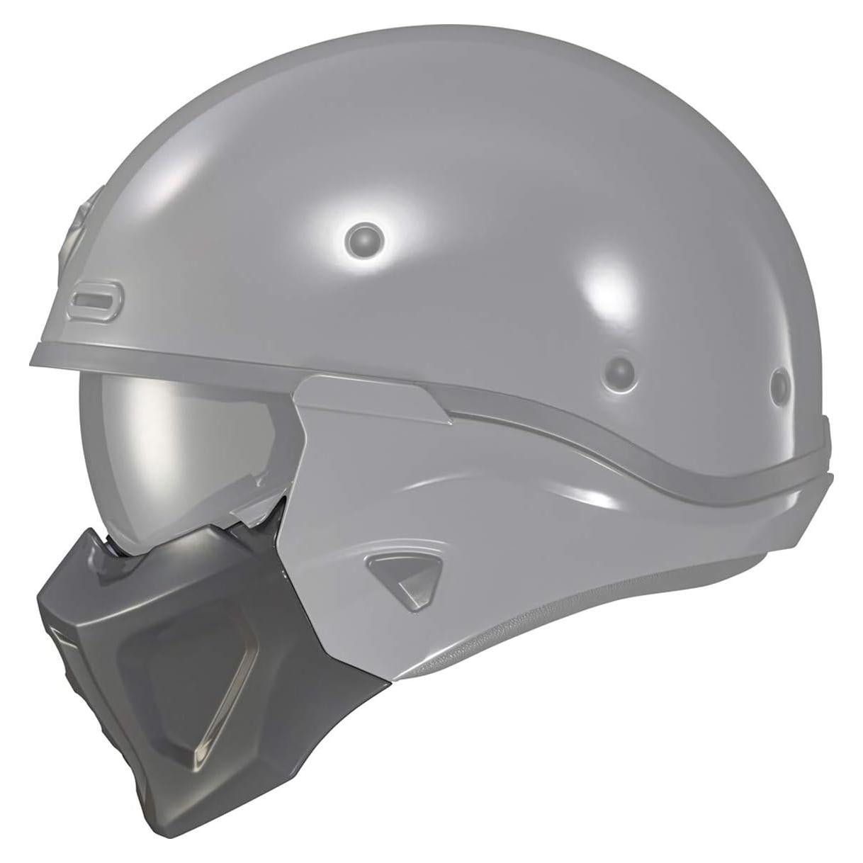 Cubierta de Barbilla Scorpion EXO Covert X Gris Cemento