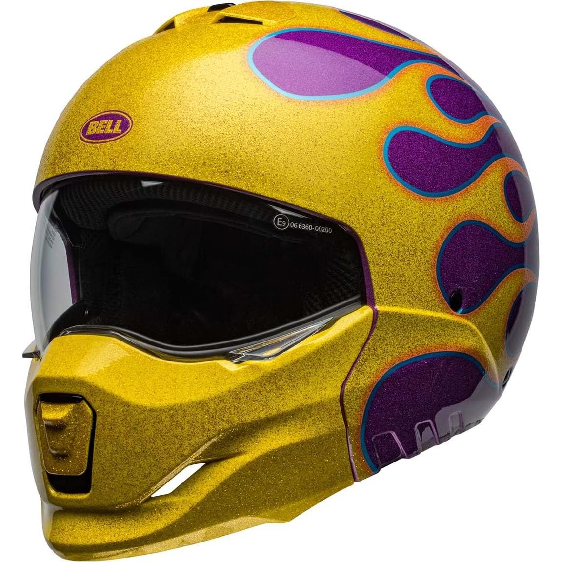 Casco Broozer BELL X-Grande Brillo Púrpura/Amarillo