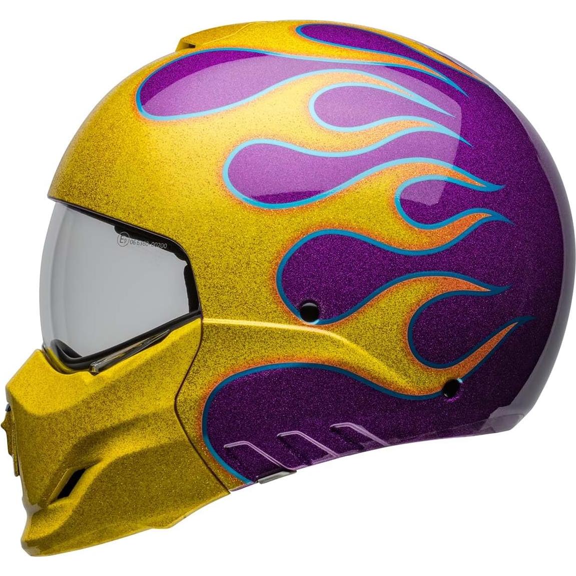 Casco Broozer BELL X-Grande Brillo Púrpura/Amarillo