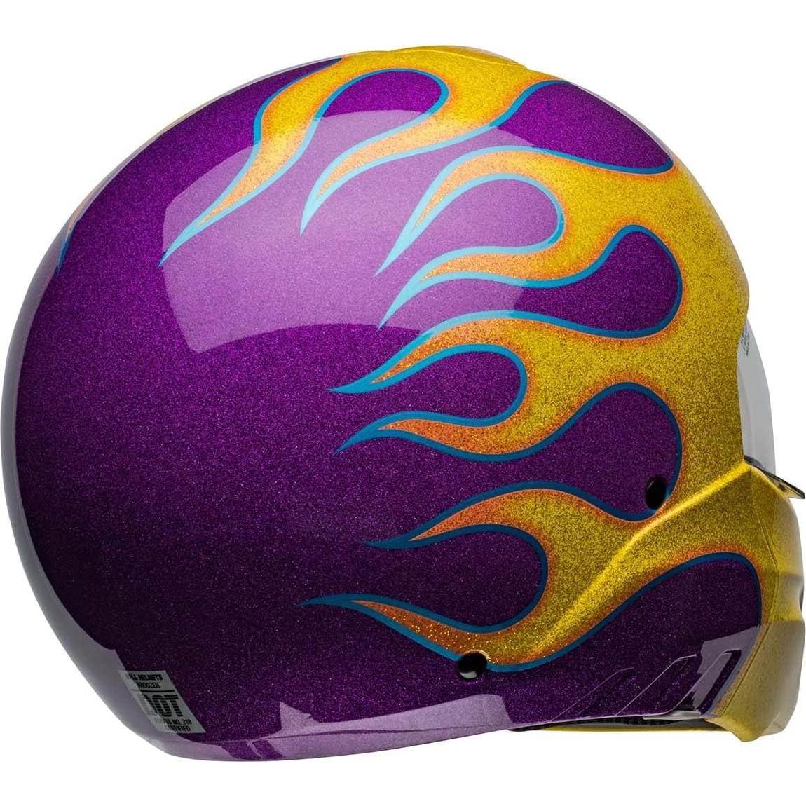 Casco Broozer BELL X-Grande Brillo Púrpura/Amarillo
