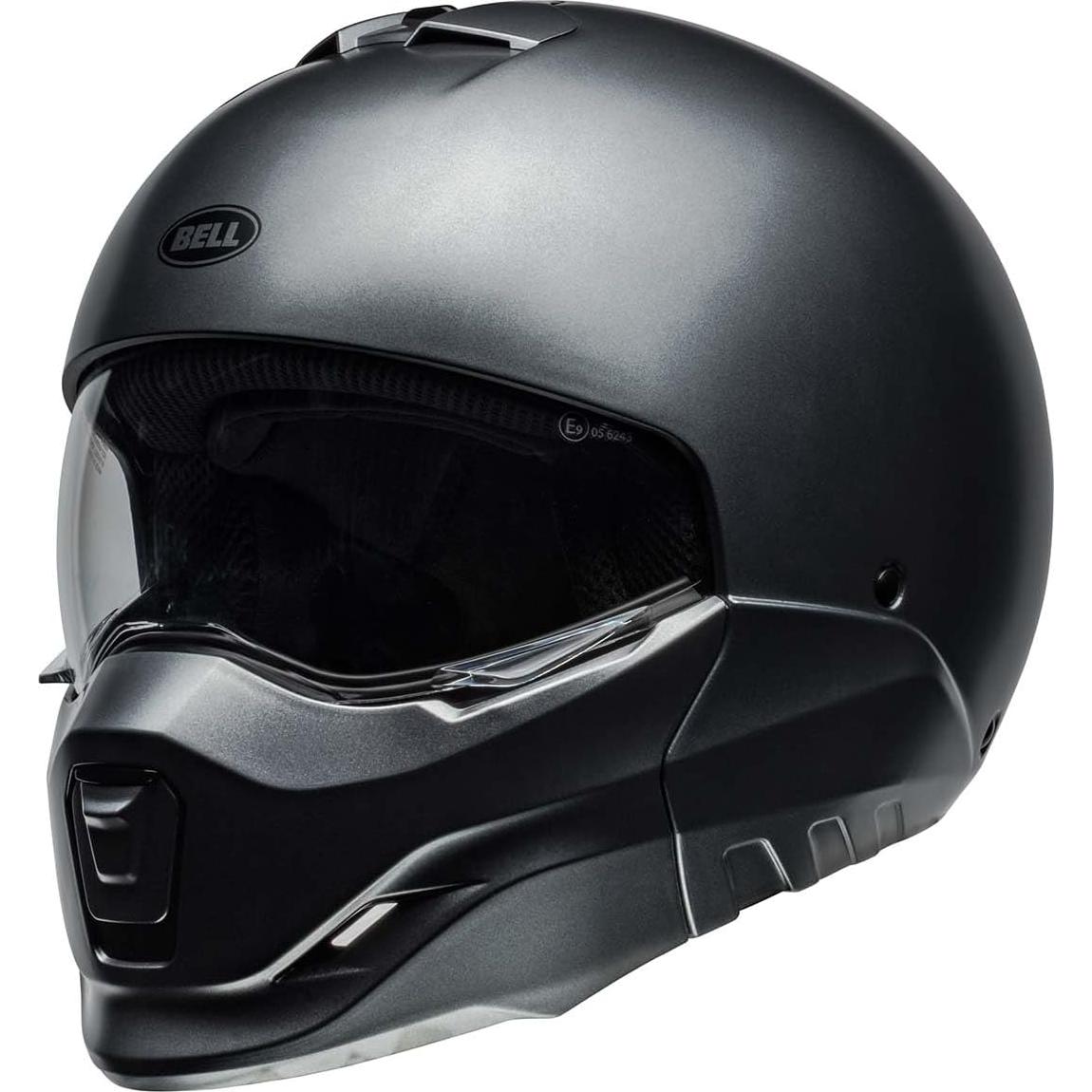 Casco Broozer BELL Grande Gris Satinado con Ventilación