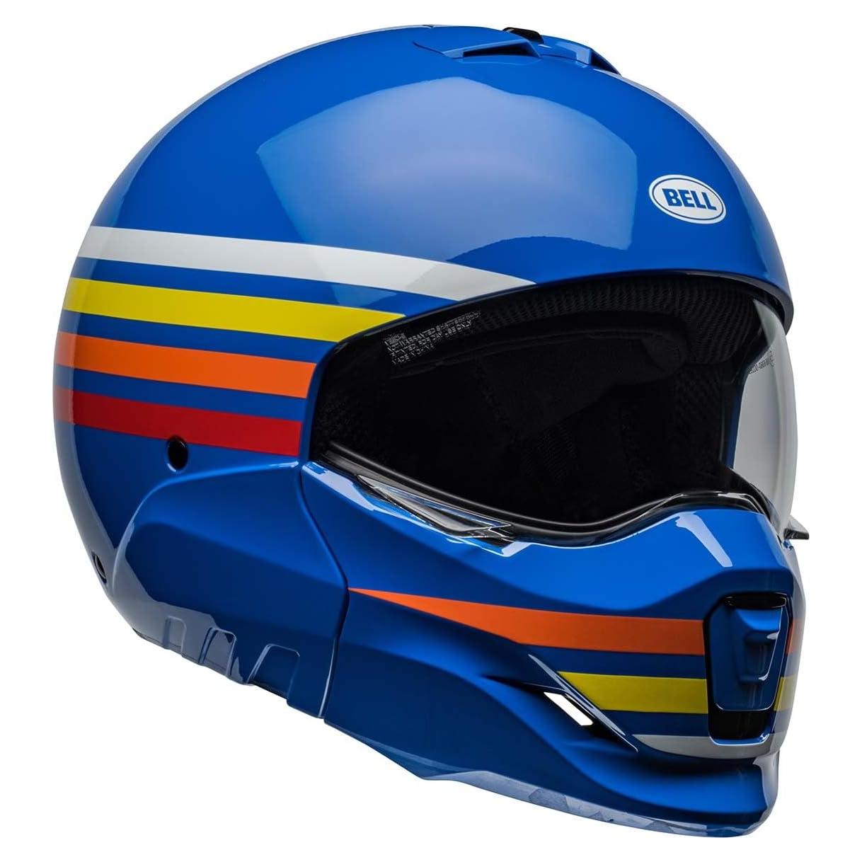 Casco Broozer BELL Brillo Azul Prime X-Large Aprobado DOT